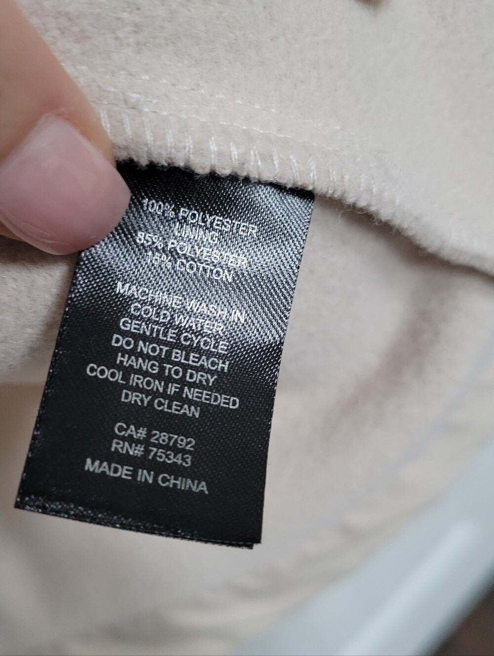 Women's Cream Button-Front Jacket - Picture 6 of 6
